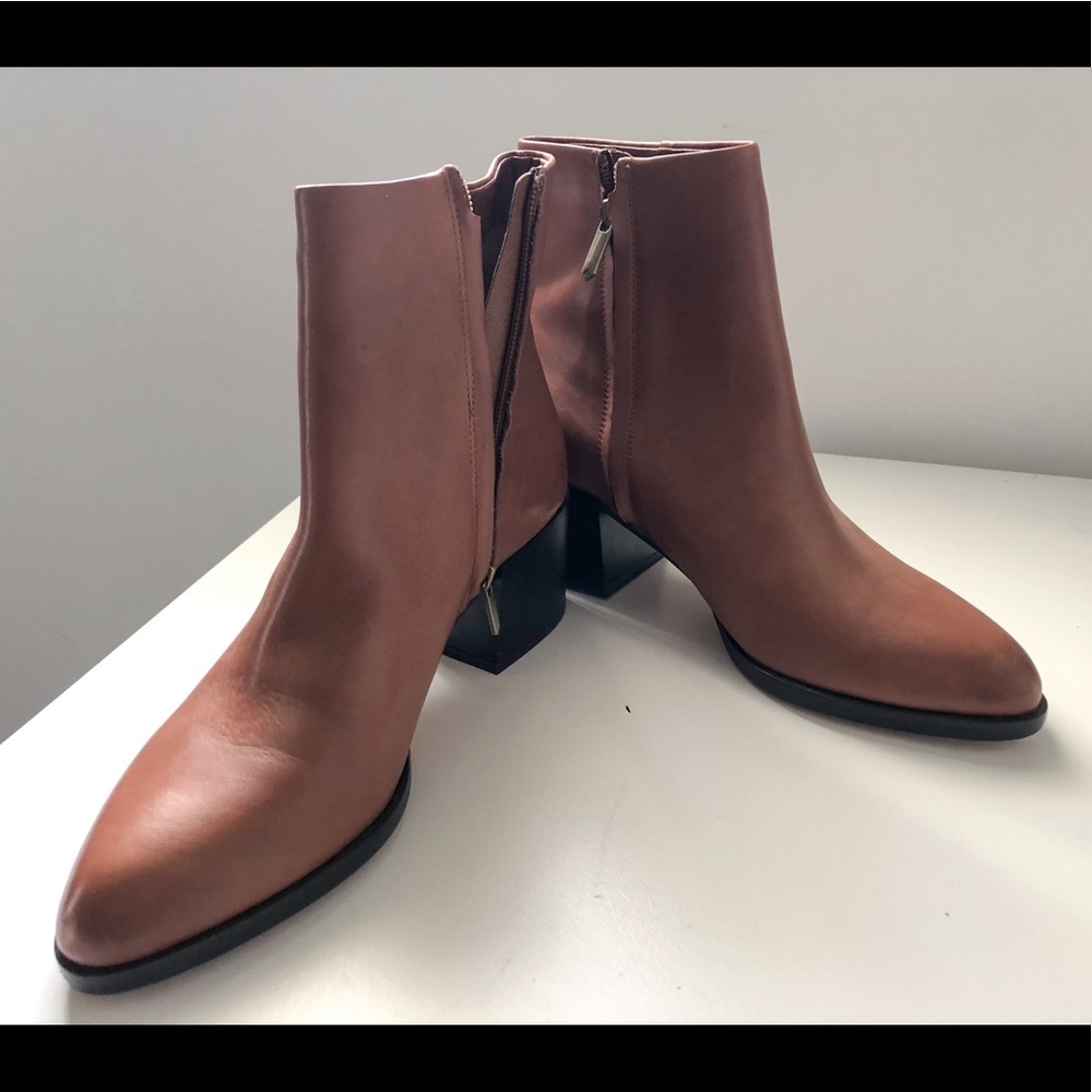 Sam Edelman Ankle boots Brown leather